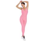 Pink Yoga One Piece Jumpsuit Yoga Activewear Set Plus Size