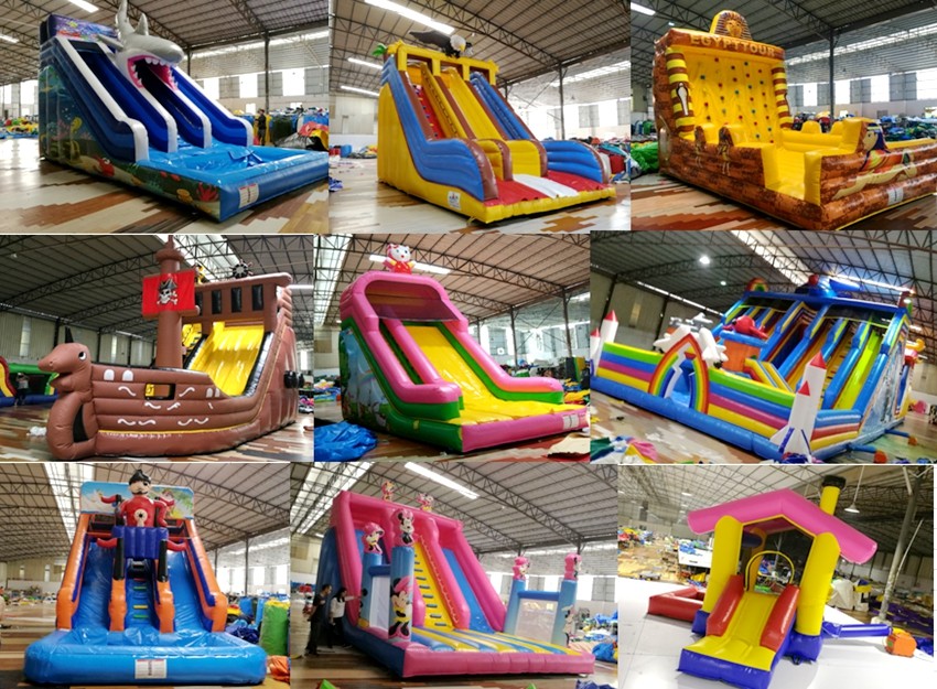 China Supplier hot selling good quality inflatable slip n slide/ infatable dry slip n slide for kids and adults