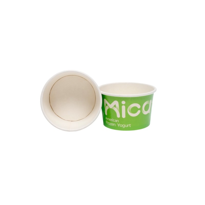 Bio Cardboard Ecofriendly Food Safe Grade Paper Directly Sell Custom Print Ice Cream Tub Cup Pint With Lid