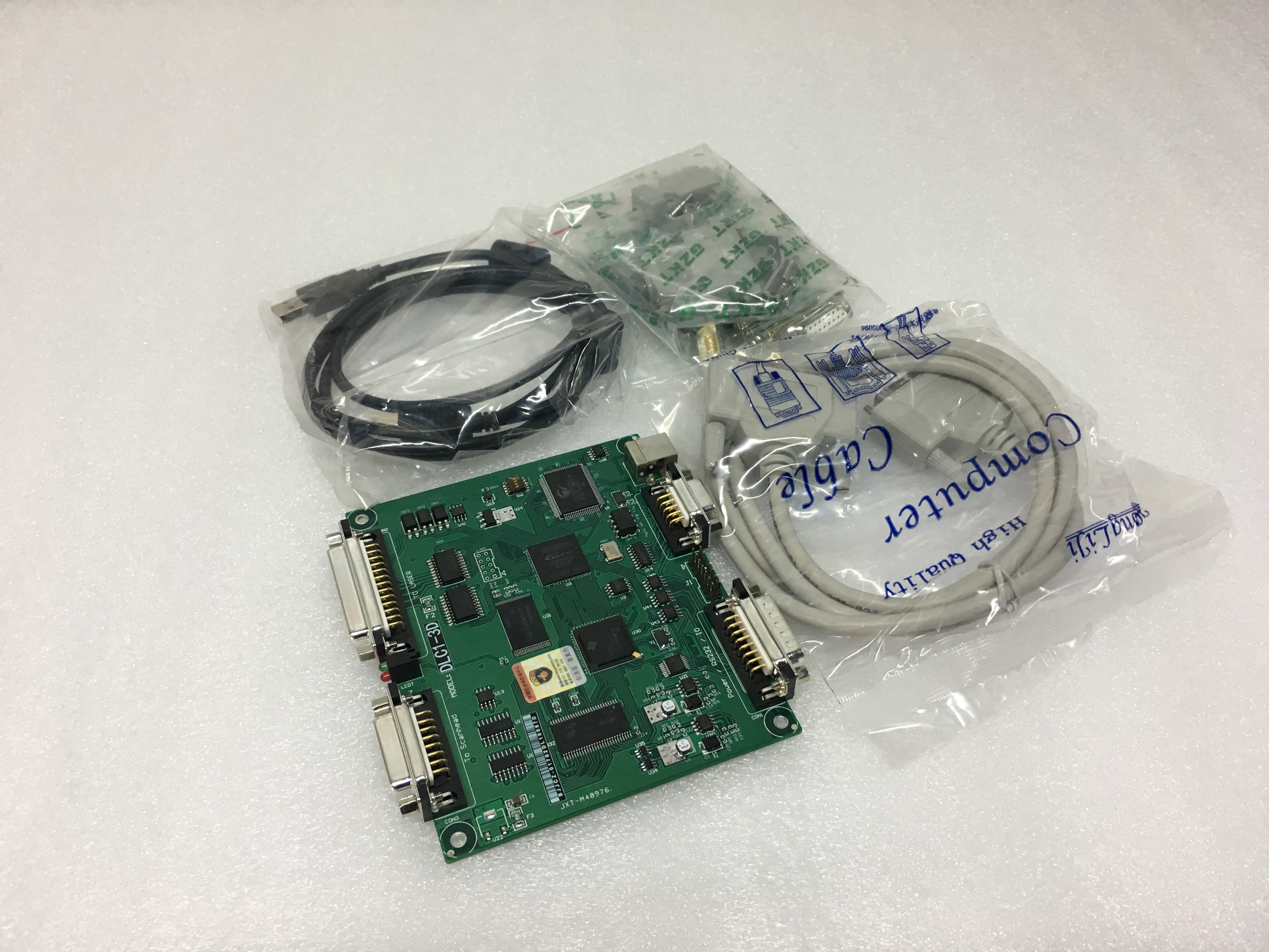 QCW DLC 3D Laser Control Card Support Fiber SPI YAG Laser Source