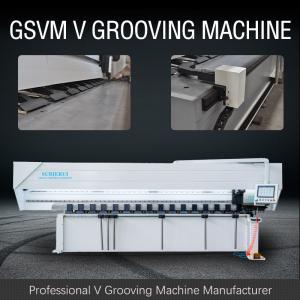 China Hydraulic Sheet Metal Grooving Machine Stainless Steel V Groove Cutter Machine wholesale