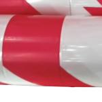 Traffic Warning PE Protective Film Black Yellow Red White Caution Tape