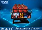 Truck Mobile Electronic 5D Movie Theater Simulator 2 Epson Projectors 6 Seats