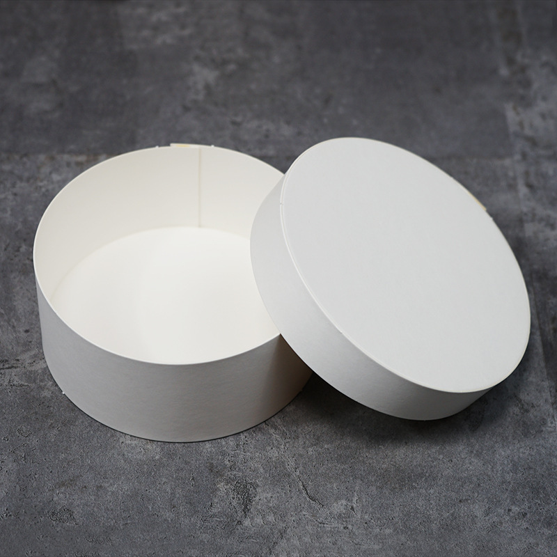 Uncoated 12.5cm Dia Round 5.5 cm Height Cake Box Perfect for Customized Baking Needs