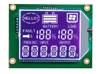 7 Segment LCD Display BTN Negative White Digits HT1621 Driver PIN Connect