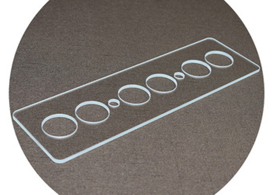 Size Customized Decorative Tempered Glass / Punched Tempered Glass With Holes