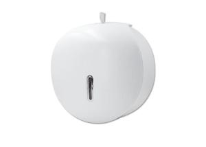 China White Jumbo Roll Tissue Dispenser , Plastic Jumbo Toilet Tissue Dispenser wholesale