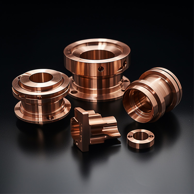 High Precision CNC Copper Parts , Aerospace Industrial CNC Milling Components
