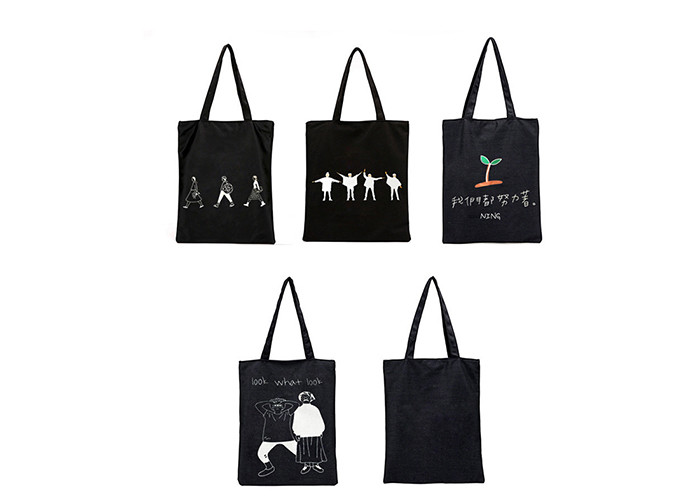Custom promotional bag Korean version casual handbags art fresh shoulder canvas bag