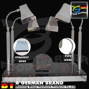 China Stainless Steel Carving Station Heat Lamp Commercial Luxury With Granite Base wholesale