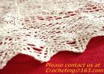 Cream-coloured Hook needle crochet bedding blanket sofa piano cover dining table