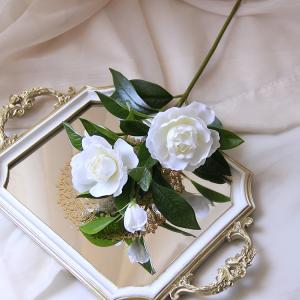China Custom Silk Artificial Gardenia Flowers Bouquet Arrangements wholesale