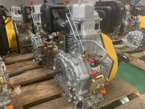 China CE 6.3KW 12V Air Cooled Single Cylinder Diesel Engine wholesale