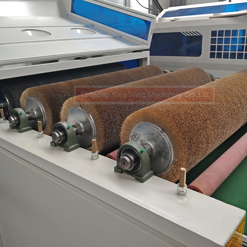 Retro wood drawing machine