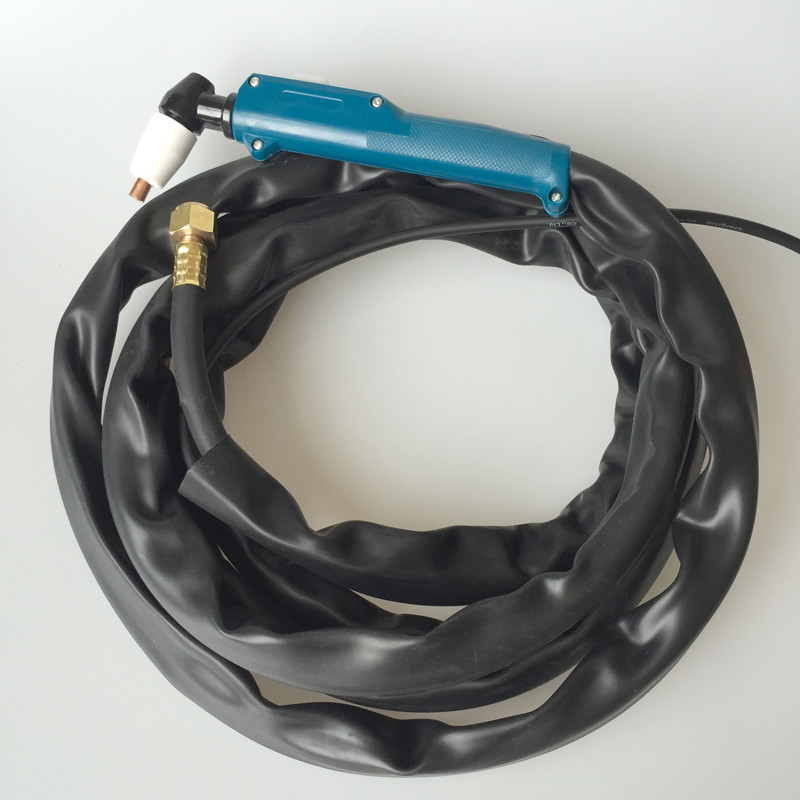 PT31 Plasma Cutting Torch Parts Sliver Color Extended Electrode And Nozzle