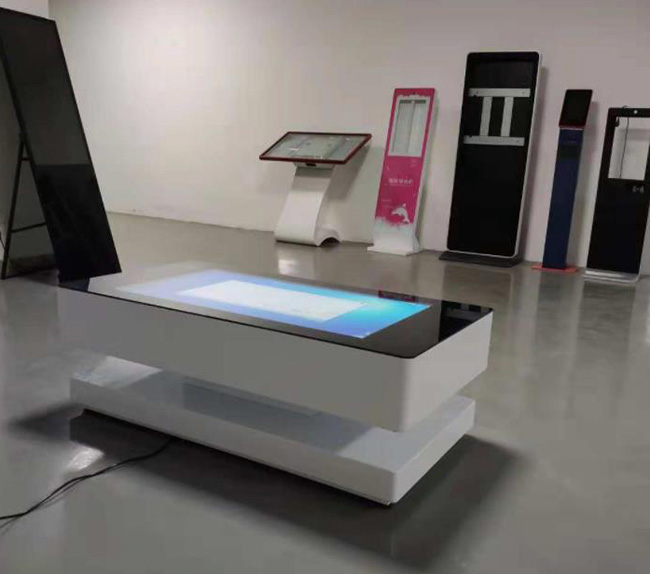 Customized 55 Inch Smart Tea Touch Coffee Game LCD Table Player Kiosk Interactive Multitouch With Windows Pc /Android