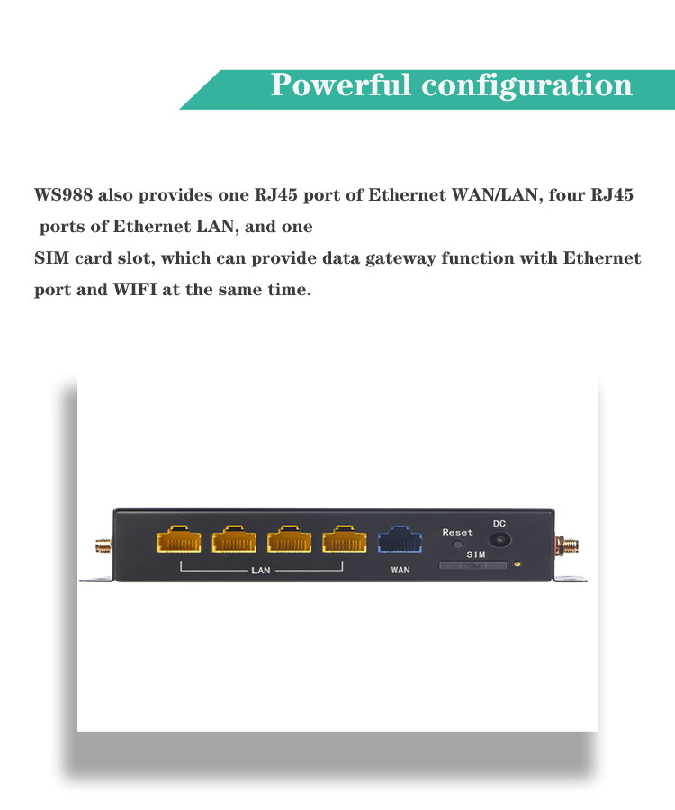 Industrial Grade 4g Unlock Wifi Modem Chip QCA9531 With Sim Card