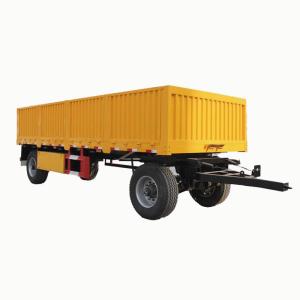 China CIMC 1/ 2 Axle High Tense Steel 6.5-9.5m Length Load Capacity 20-30 Tons Flatbed With Moving Turn Full Truck wholesale