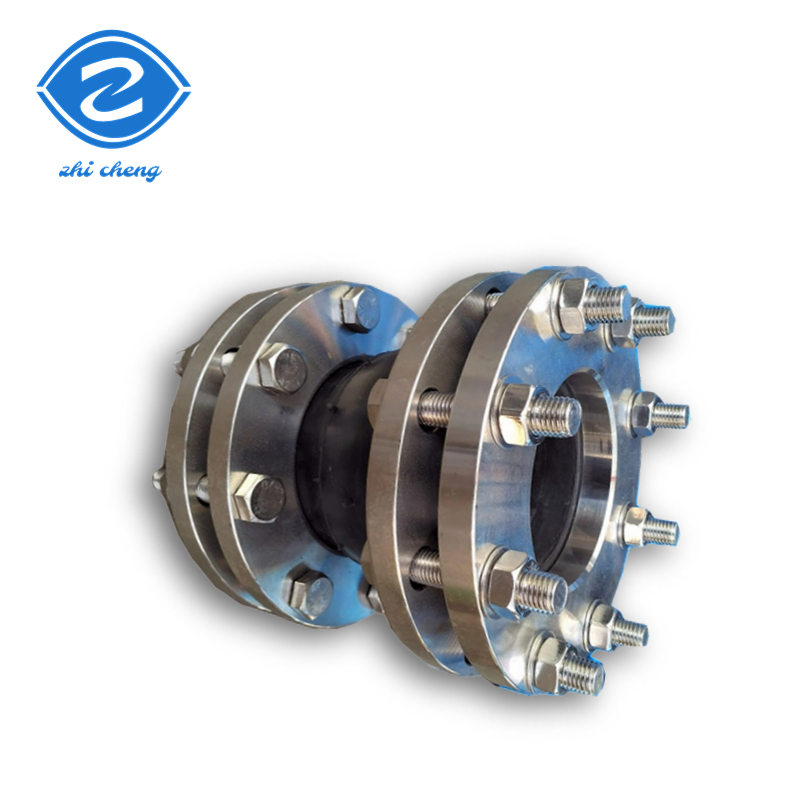 Stainless Steel Opposite Flange Rubber Expansion Joints for -15C-80C Temperature Range