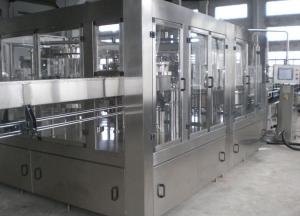 China Compact Beer Filling Machine , Automatic Glass Bottling Equipment wholesale