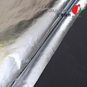 China Reflective Aluminum Foil Laminated Fiberglass Fabric Fire Prevention wholesale