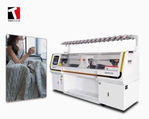 China Professional 12 Gauge Knitting Machine 100 Inch Automatic For Flat Jacquard Fabric wholesale