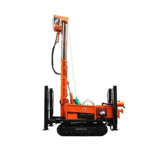 China Diesel Power 260m Water Well Rock Pneumatic Drilling Rig wholesale