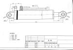 Double Rod End 50 Ton Agricultural Hydraulic Cylinders Double Acting