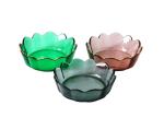 Fruit Food Solid Colored Lead Free Glass Bowls ODM For Restaurant
