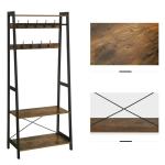 Coat Rack for Entrance, Industrial Hallway Coat Rack, Wooden Coat Stand for Sale