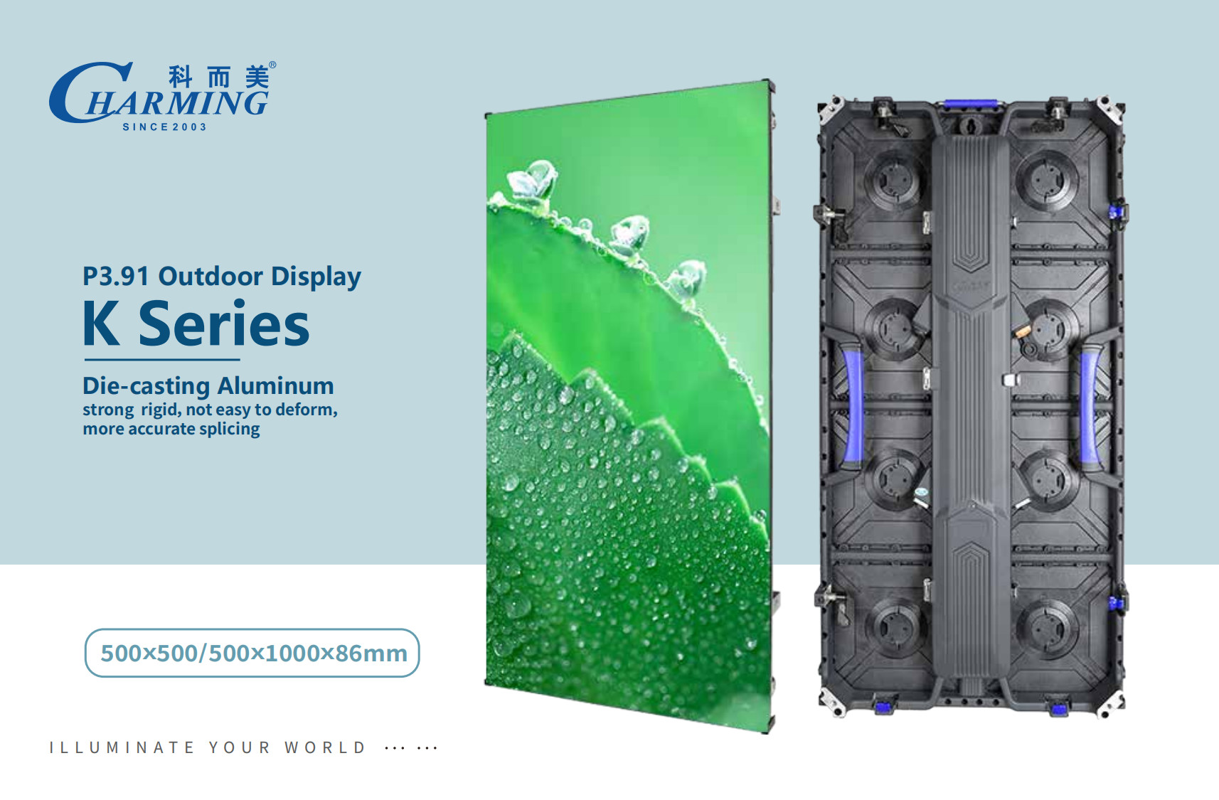 P3.91 outdoor LED Video Wall Screen Ultra-wide Viewing Angle and factory price