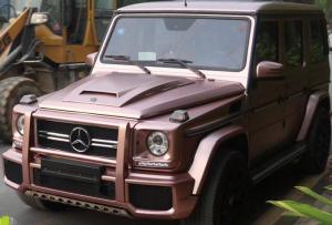 China Truck UV Resistant Vinyl Wrap Bubble Free Metallic Rose Gold Matte Car Wrap wholesale