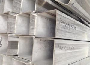 China ASTM AISI Rectangular Stainless Steel Tube with 1000mm - 18000mm Length wholesale