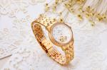 Luxury women automatic mechanical stainless steel chain wrist watches