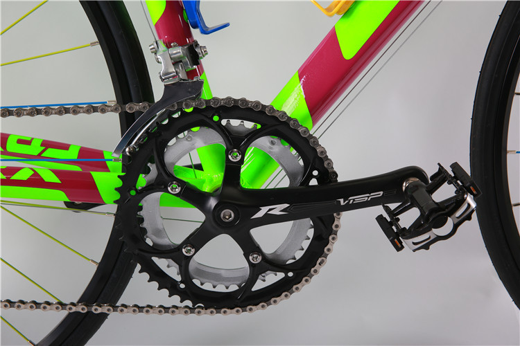 Colorful 6061 aluminium alloy 700C road bicycle/bicicle with Shimano 14 speed Shimano disc brake made in China