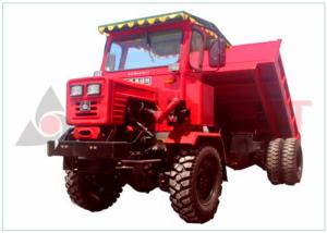 China Electronic Starter Articulated Tipper Truck , Articulated Haul Truck Red Color wholesale