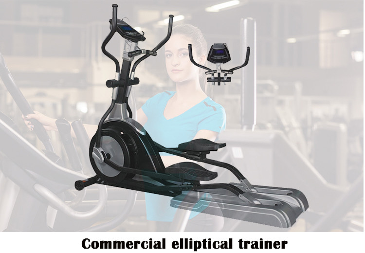 Magnetic Wheel Stationary Exercise Bike Self - Powered Elliptical Cross Trainer