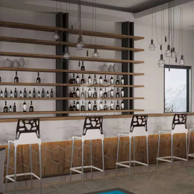 15mm Thick MDF Coffee Shop Display Electroplate Color Wood Veneer