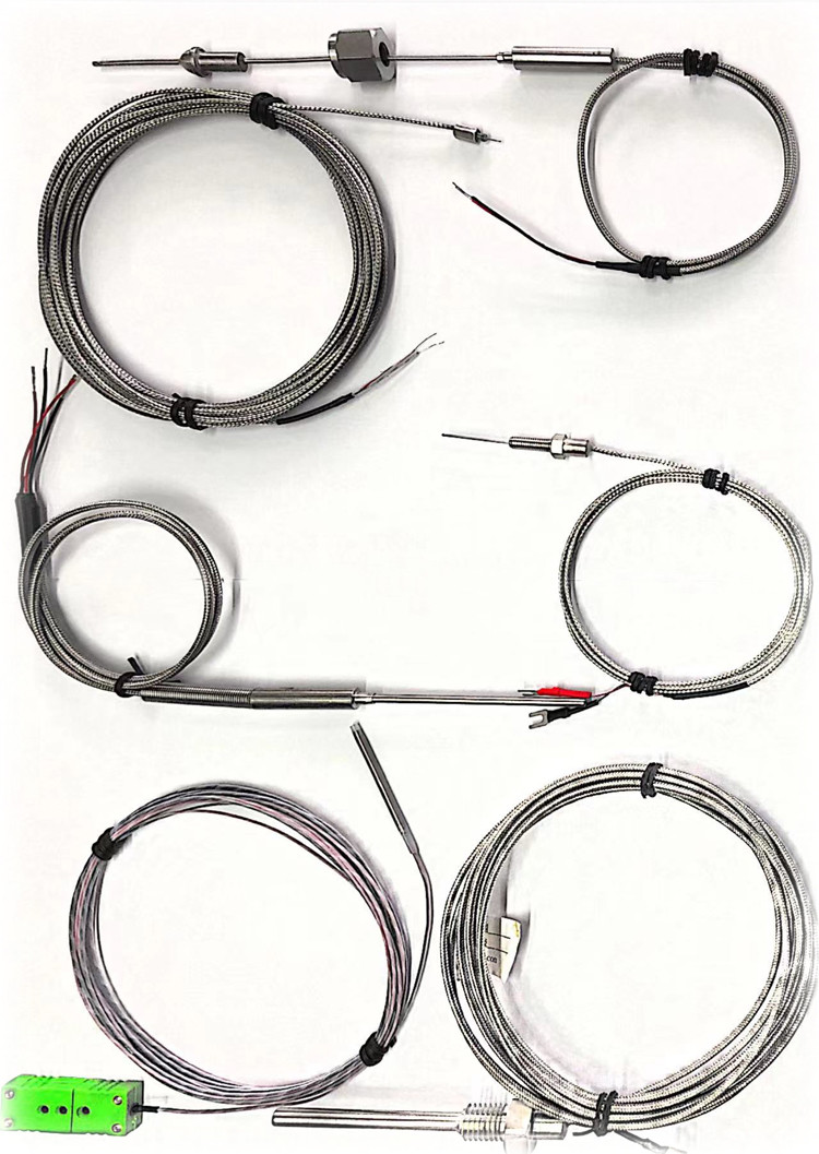 Waterproof Probe Ultrafine Thermocouple Cable Temperature Sensor