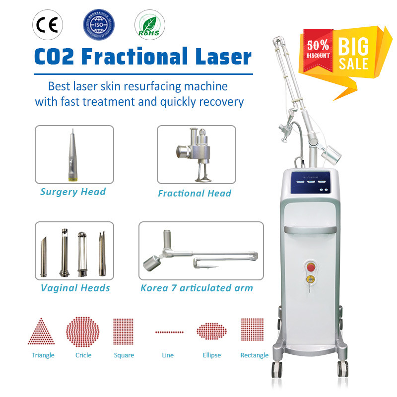 China 60w 10600nm Co2 Fractional Laser Equipment Vaginal Tightening wholesale