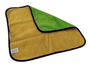 China Dual Layer Plush Microfiber Car Care Cleaning Water Absorption Car Polish Cloth wholesale