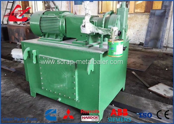 Smallest Hydraulic Metal Baler for Light Scrap Aluminum steel shavings chips