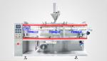 Horizontal Pesticide Powder Filling Equipment Automatic PLC Controlled