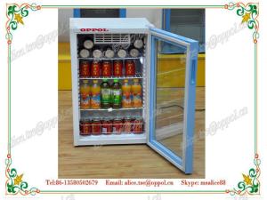 China OP-214 Four Shelves Layers Upright Glass Door Beverage Freezer ,Beverage Display Cooler wholesale