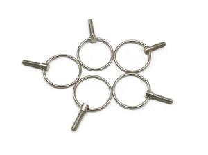 China C1008 Non Standard Fastener , M6x16 small stainless steel eye screws wholesale
