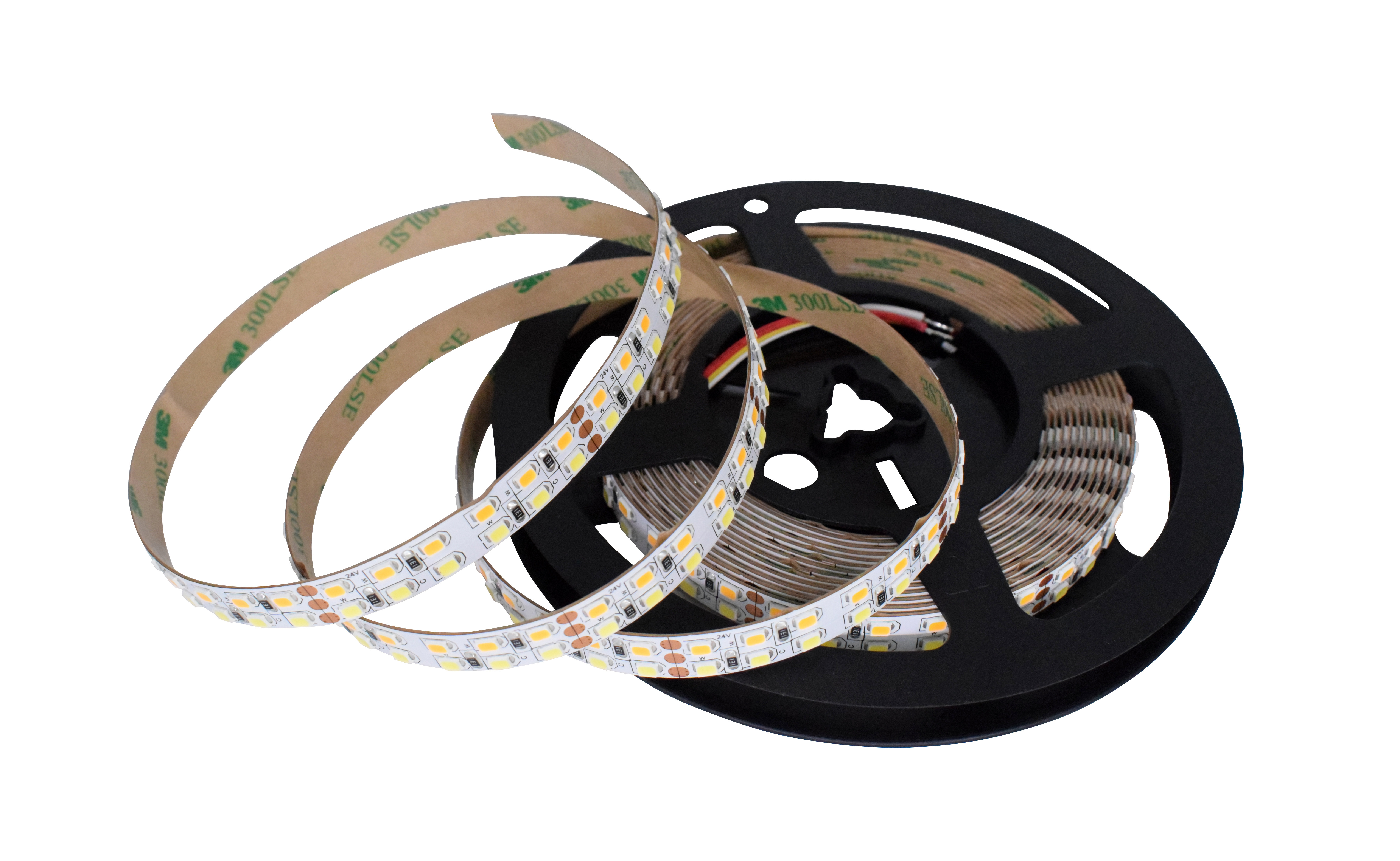 12V 24V Dual Row SMD 2835 LED Strip Dual Color Safety Light Belt
