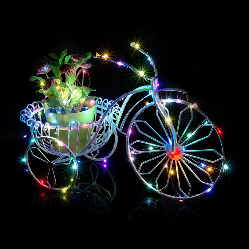 1M 2M 3M 5M Copper Wire LED String lights Holiday lighting Fairy Garland For Christmas Tree Wedding Party Gifts Decorati