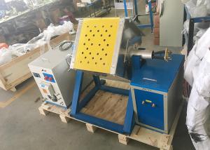 China Rf Induction Heating Furnace 110kw Steel Melting Frunace Manual Tilting wholesale