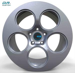 China One Piece Hyper Silver 5x112 18 Inch Rims Polished Aluminum Wheels wholesale