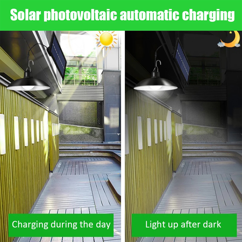 Split Solar Light Remote LED Lights with Extension Outdoor Waterproof Wall Lamp Sunlight Powered Lantern for Garden Street